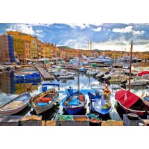 Puzzle 1000 Pièces - Le Port Coloré De Saint-tropez - Bluebird Puzzle