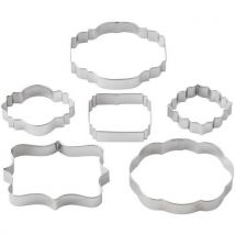 Set De 6 Emporte-pièces Plaque - Wilton - CakeSupplies