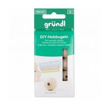 Perle En Bois Pour Macrame 20mm - Grundl Marron - Gründl