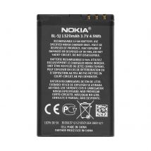 Nokia Batterie Li-ion 1320mah Original Compatible Nokia Modèle Bl-5j Noir