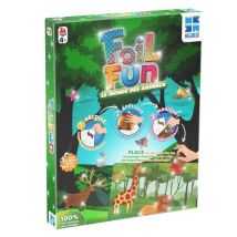 Activité Créative - Foil Fun - Royaume Des Animaux - Oeuvres Magiques Faciles A Créer - Megableu Editions