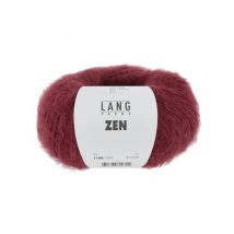 Pelote De Laine, Alpaga Et Soie À Tricoter Zen - 25gr - Lang Yarns 0062 Rouge - LangYarns