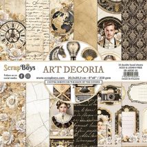 12 Papiers Scrapbooking 20 X 20 Cm Scrapboys Art Decoria Scrapbooking