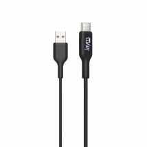 Jaym Câble De Charge Et Synchronisation De Donnée Usb Vers Type-c 2,4a 1m Noir