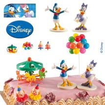 Figurine Pour Gâteau Disney Donald Et Daisy 6 Pièces - Dekora