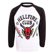 Stranger Things - Sweatshirt Christmas Jumper Hellfire Club (taille M) - Heroes inc europe bv
