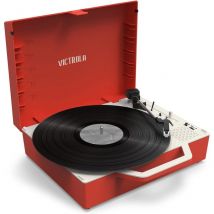 Platine Vinyle Victrola Re-spin Eco Conçue Rouge