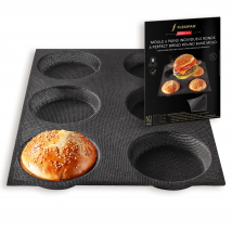 Moule 6 Pains Individuels Ronds - Flexipan