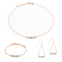 Collier, Bracelet Et Boucles D'Oreilles Piana En Pierres Labradorite - SLOYA