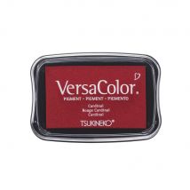 Versa Color Tampon Encreur Pigmenté, Rouge Cardinal, 9,6x6,3x1,8cm - Rayher