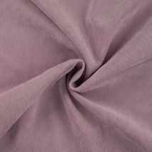 Tissu Velours Milleraies Uni Vieux Rose - Au Mètre - Craftine