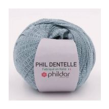 Fil Ruban À Tricoter Phil Dentelle - Phildar Danube Bleu