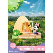 Disney - Diorama D-stage Campsite Series Mini & Pluto Special Edition 10 Cm - Beast Kingdom