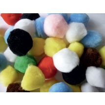 50 Pompons Assortiment Ø35 Acrylique - Graine Creative