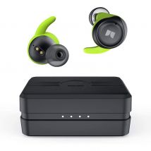 Écouteurs Sans Fil Bluetooth Intra-auriculaires Monster Champion Airlinks - Réducteurs De Bruit - Résistent À L'Eau - Jusqu'à 100 Heures D'Autonomie -