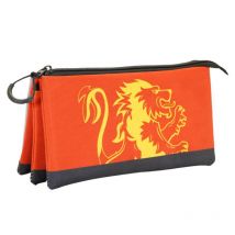 Trousse Triple Harry Potter Lion Gryffondor - Cadeaux-et-anniversaire.com