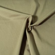 Tissu Viscose Twill Extensible Uni Vert Kaki Clair - Craftine