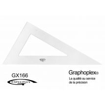 Equerre 60° 3 Bords Droits 50 Cm - Graphoplex