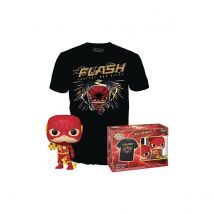 Dc Comics - Set Figurine Et T-shirt Pop! & Tee The Flash - Taille M - Funko