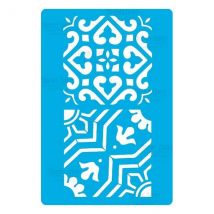 Pochoir Plastique Souple Réutilisable 18,5 X 14,5 Cm Fabrika Decoru Decoration 323 - FABRIKA DECORU