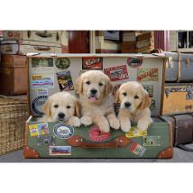 Puzzle 3 Chiots Dans La Valise 500 Pieces - Collection Animaux - Educa - 17645 - Educa