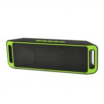 Enceinte Bluetooth Portable Multifonction Avec Appel Mains Libres Et Radio Fm Vert Yonis - Yonis