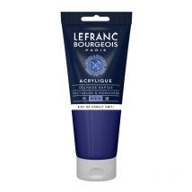 Peinture Acrylique - Bleu De Cobalt - 064 - Fine - Lefranc Bourgeois - Tube 200ml