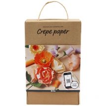 Kit Diy Découverte - Fleurs En Papier Crépon - CC Hobby