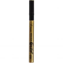 Marqueur Permanent Super Color Pointe Extra Fine Or Pilot - Pilot