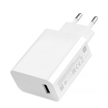 Chargeur Secteur Usb 33w Charge Rapide Sécurisée Original Xiaomi Mdy-11-ez Blanc