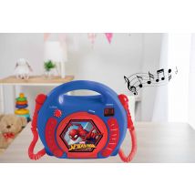 Lecteur Cd Portable Avec 2 Microphones Spiderman - Lexibook