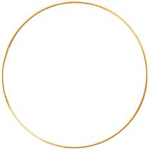 Cercle Nu En Métal, D 40 Cm, Doré, 1 Pièce - Creavea
