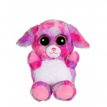 Peluche - Loona - Brilloo Friends Chien Rose Et Violet 13 Cm