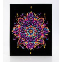 Diamond Dotz Kit Fond Noir Suédine - Mandala - Diamond Dotz