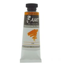 Peinture À L'Huile Fine En Tube Orange 45ml - Amt