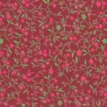 Papertree Papier 50*70 Cm 100 G Liberty Grenat - Lot De 10 Feuilles - Papertree