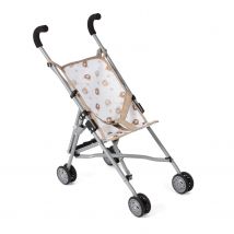 Mini-buggy Roma Beige Avec Oursons - Bayer Chic 2000