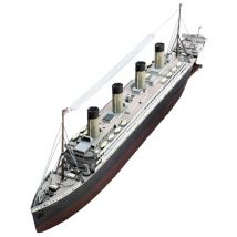 Metalearth: Premium Series - Rms Titanic 28,96x3,1x8,13cm, Maquette 3d En Métal Avec 3 Feuilles, En Boîte 13,5x22x2cm, 14+ - Metal Earth