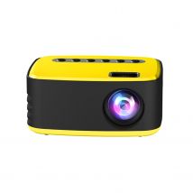 Projecteur Led Portable 400 Lumens Hd Home Cinéma Supporte Usb Hdmi Jaune Yonis - Yonis