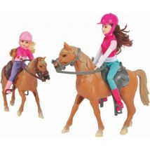 Poupée Cavalières Et Chevaux - Wdk Partner - Wdk Groupe Partner