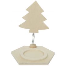 Porte-bougie Sapin 90x78x110mm - Graine Creative