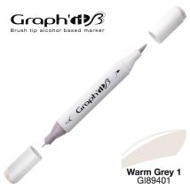 Marqueur Manga À L'Alcool Graph'it Brush 9401 Warm Grey 1 - Graph'IT
