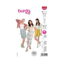 Patron Burda 5888 - Jupe Droite Avec Fente Latérale Du 34 Au 48 Fr Taille N°fr 34-48