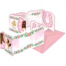 8 Invitations Cheval - RIETHMULLER