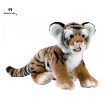 Tigre Brun Couche 35 Centimetres - Anima - Marron