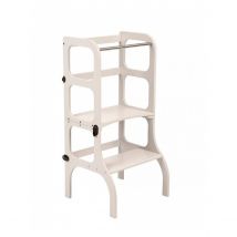 Tour D'Apprentissage - Table Step'n'sit Gris Clair Fermoirs Laiton - Ette tete