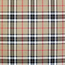 Tissu Tartan Ecossais Classic Beige Au Mètre - Craftine