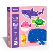 Mon 1er Puzzle Animaux De L'Océan - Mideer