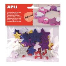 Sach Mousse Etoiles Paillet Adh 50u - Apli