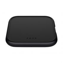 Chargeur Sans Fil Qi 18w Charge Rapide Ultra Slim Design Compact Zens Noir